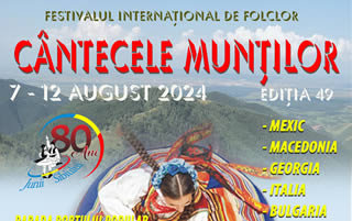 Festivalul „Cântecele Munților”, cel mai mare eveniment folcloric al verii la Sibiu